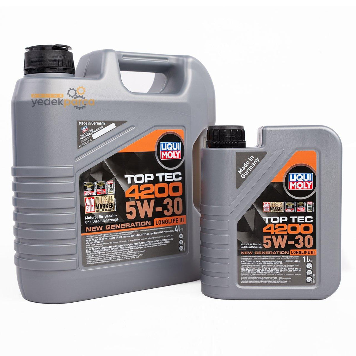 LIQUI MOLY 5W-30 Motor Oil Tam Synthetic Top Tec 4200 5 Litre (3715 - 8972) — Auto Parts Hall, Fluids & Chemicals