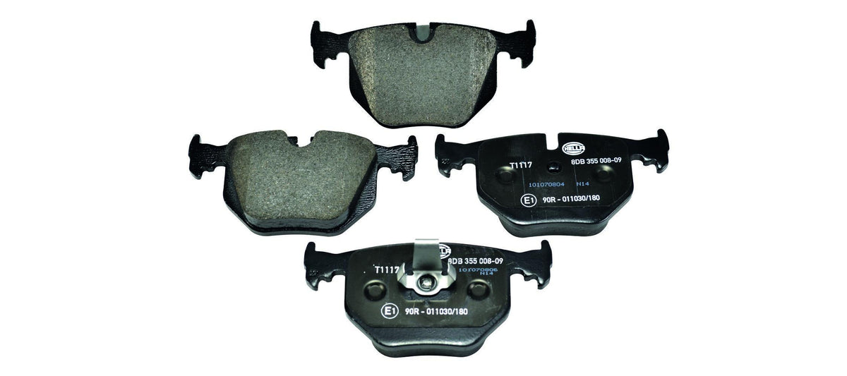 Hella 8DB355008-091 Brake Pad Rear Range Rover 02-09 / BMW E53 E83 E46 — Brake Pads