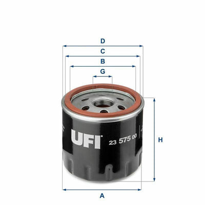 UFI Oil Filter - Compatible with VW Caddy, Golf and 2 more models — Oil Filters