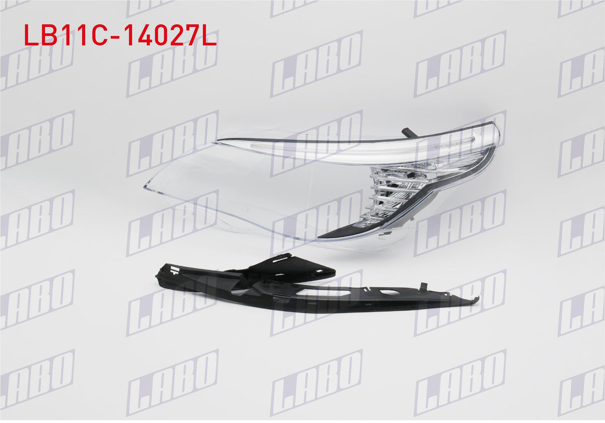 LABO LB11C-14027L Headlight Glass Left (Smoke Xenon with Turn Signal with Gasket) BMW 5 Series (E — Tail, Signal & Reflectors