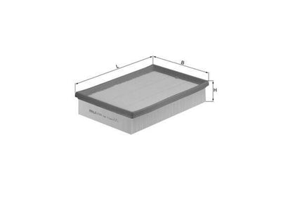 Mahle LX1044 Air Filter P307 Tu5jp4 (1.6 16V) P307 C4 Ew10j4 (2.0 16V) — Air & Cabin Filters