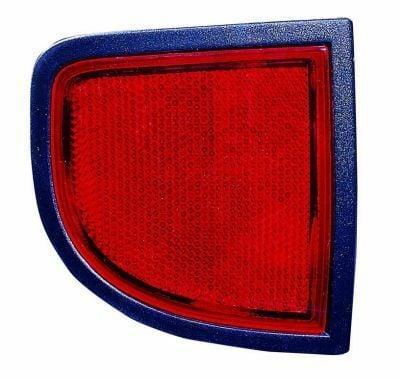 DEPO Rear Reflector 214-2905L-E - Left Side for Mitsubishi L200 2006 — Tail, Signal & Reflectors