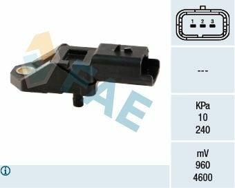 FAE 15027 Pressure Sensor - Intake for 1.4HDi — Vehicle Sensors & Switches