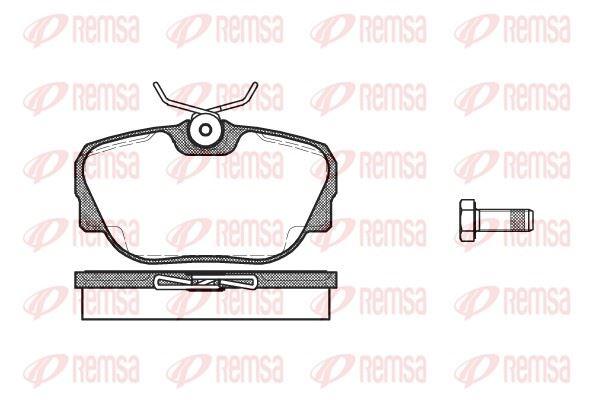 REMSA 0296.00 Brake Pad — Brake Pads