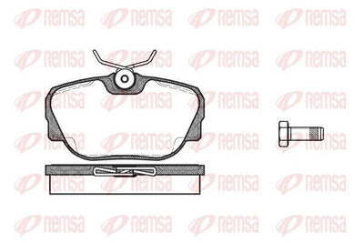 REMSA 0296.00 Brake Pad — Brake Pads