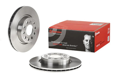 Brembo 09.9167.10 Brake Disc Front (VW Caddy 04-15 Golf 04-14 Audi A3 09-13 Seat Leon 06-13 Skoda Octa — Brake Rotors & Drums