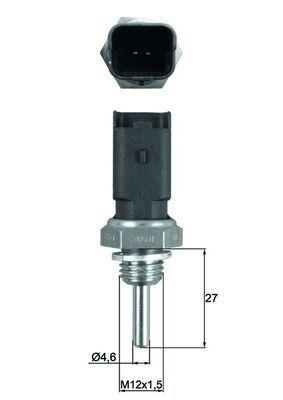 Mahle TSE25 Water Temperature Switch Corsa C/Combo C/Corsa D/Astra H/Vectra C/Zafira B 04-11 — Temperature Sensors & Switches
