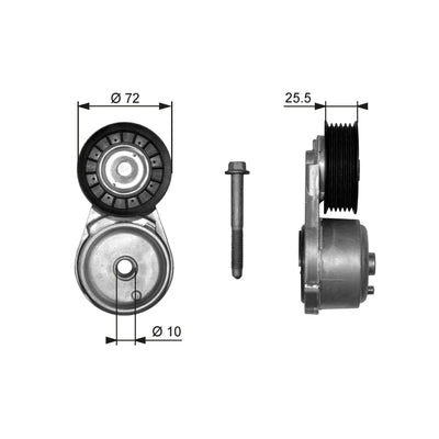 Gates T38103 Timing Belt Tensioner Bearing Chevrolet Blazer 4.3 V6 01.94- — Pulleys & Tensioners