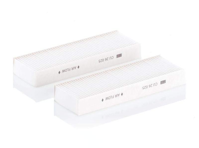Mann CU26025-2 Cabin Air Filter Peugeot 208 II 2008 II 1.2 Puretech 19- — Air & Cabin Filters