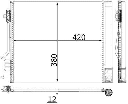 Mahle AC488000P A/C Condenser Smart (Ac488000p)