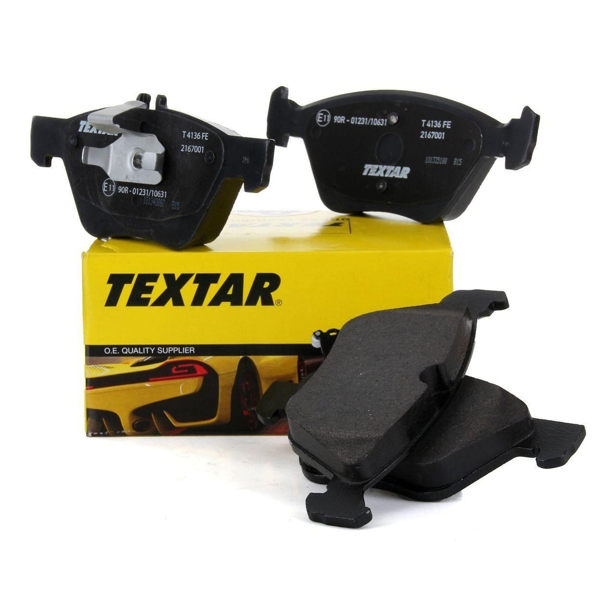 Textar 2167001 Front Disc Brake Pads for Mercedes W210 E200 Kompressor - Essential Brake Replacement