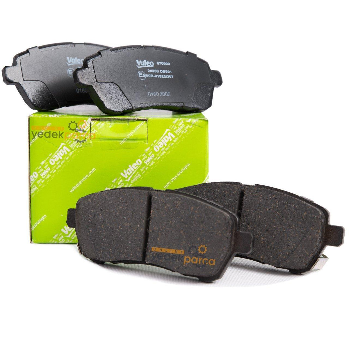 Valeo 670999 Brake Pad Set - Compatible with Ford Fiesta 2012-2018 — Brake Pads