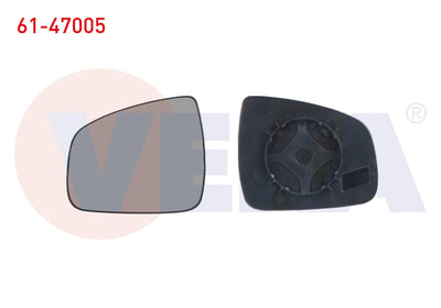 Veka 61-47005 Mirror Glass Left Mechanical Dacia Logan Mcv 2007-2013 — Mirrors