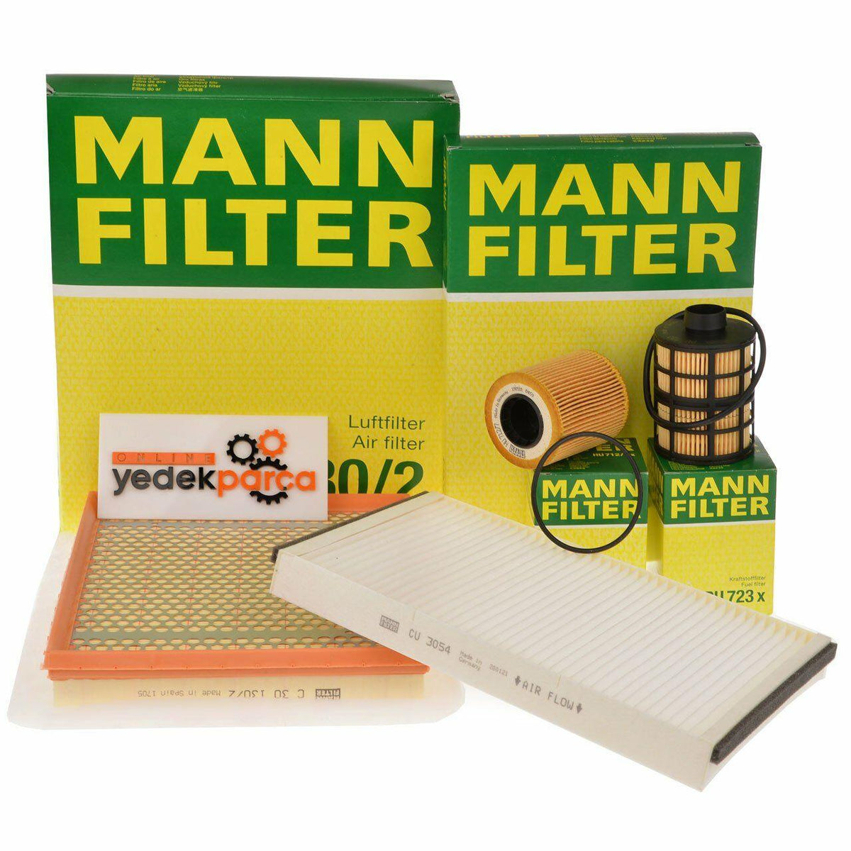 Mann Opel Astra H 1.3 Diesel Periodic Maintenance Filter Set — Maintenance & Service Kits