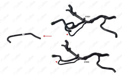 NIFEA 21537 Heater Hose Vectra B 1.8 /2.0 — Hoses & Tanks