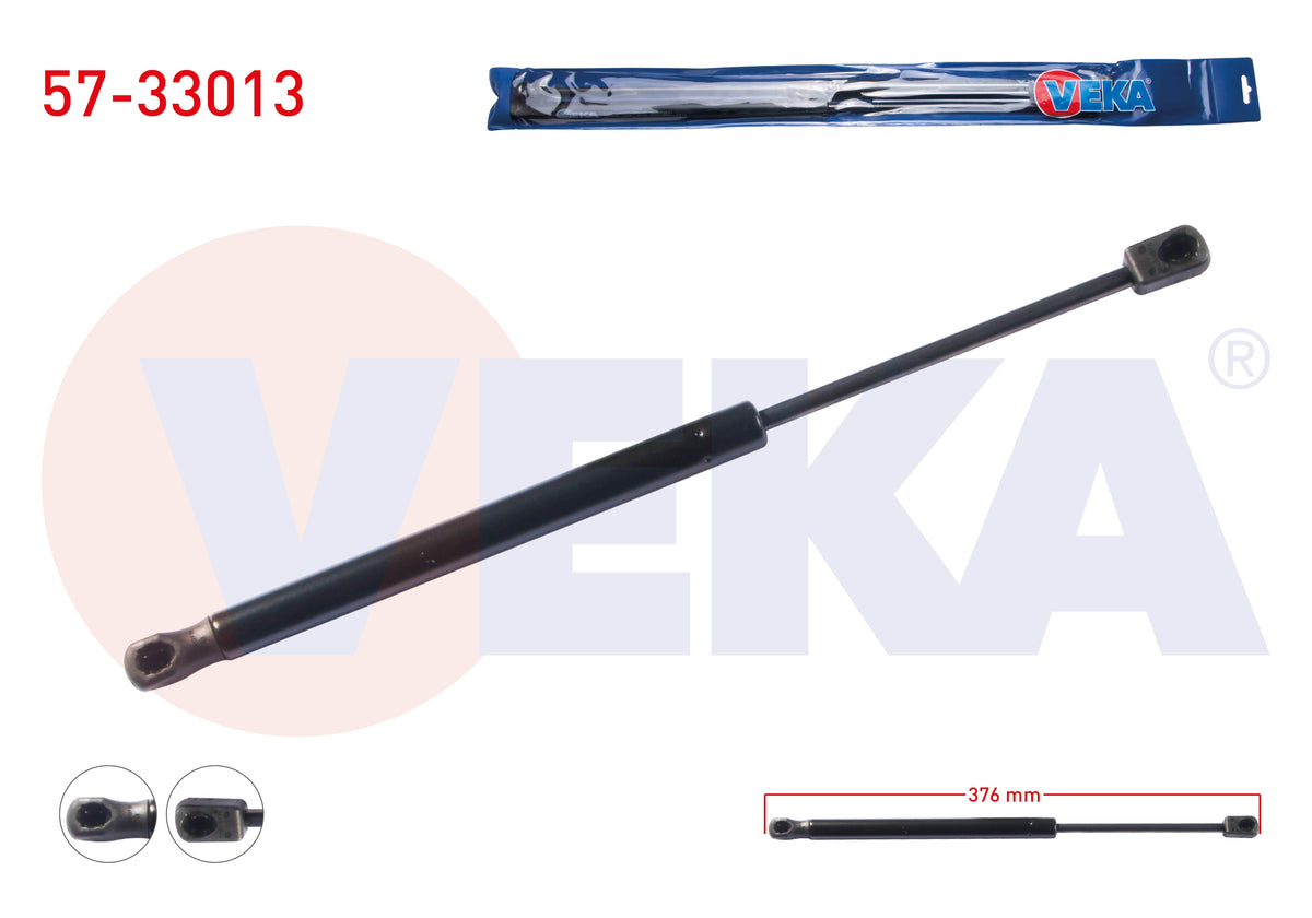 Veka 57-33013 Trunk Gas Strut 376mm / 615N Peugeot 407 (6D) Station Wagon 2004-2011 — Support Rods & Struts