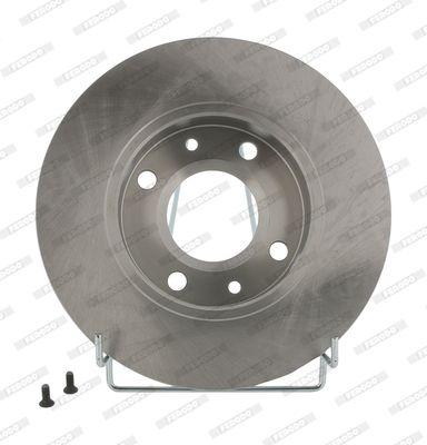 Ferodo DDF059 Front Brake Disc Mirror P106 P206 P306 P205 P405 P309 Zx C15 Saxo 1.4 1.6 94-96-96 Air Sogutmasız | 1 Piece