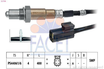 Facet 10.7198 Oxygen Sensor Chev.Aveo / Kalos / Lacetti 1.4 / 1.6 — Oxygen & Air-Fuel