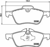 HELLA Pagid Brake Pad - Front for Mini Cooper R50-R52-R53 — Brake Pads