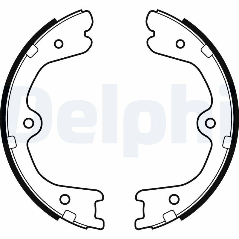 Delphi LS2037 Brake Pad El Brake Shoe Honda CRV 2007-2012 /Navara /FX35 /Pathfinder /Murano II — Brake Cables & Hardware