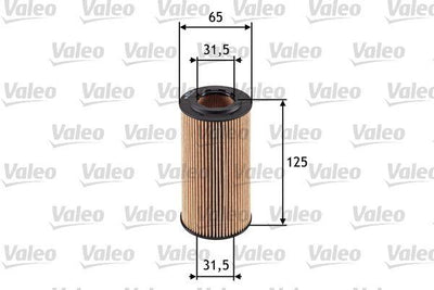 Valeo 586552 Oil Filter Passat Jetta III Golf V Toledo III Octavia Leon Altea Xl A3 A4 A6 2.0 FSI / TFSI — Oil Filters