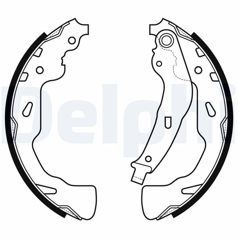Delphi LS2176 Brake Pabucu