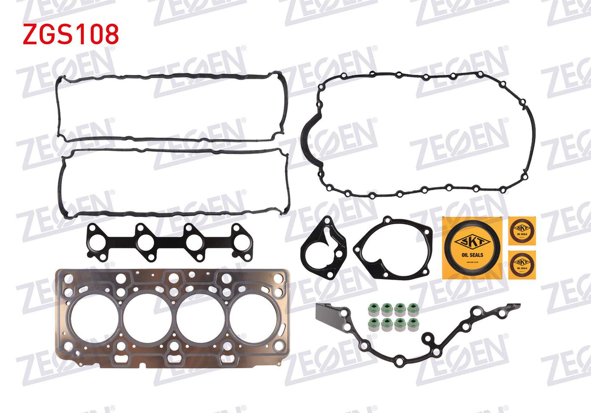 Zegen ZGS108 Motor Set Gasket Full Renault Clio-Kangoo-Megane 1.5 dCi — Gaskets & Seals