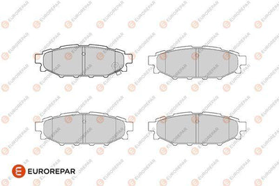 Eurorepar 1686272280 Psa / Erp Brake Pad Rear (110mm) Legacy IV 2.0.2.5 03-(Repair Set Kit) Gdb3373