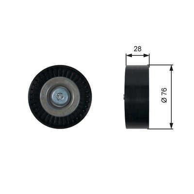 Gates T36423 V-Belt Tensioner W203/W204/W211/W212 Sprinter 08> — Pulleys & Tensioners