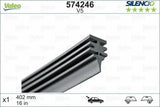 VALEO Silencio Wiper Blade (X1) - 400 mm Rear Wiper for Fiat Punto — Wipers