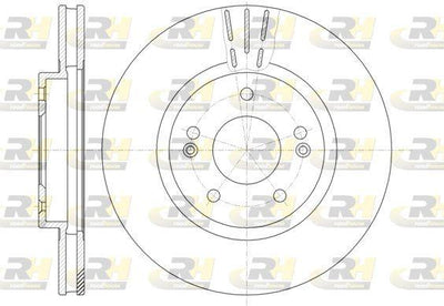 ROADHOUSE 6897.10 Brake Disc Santa Fé I Sm 02 01-02 06 — Brake Rotors & Drums