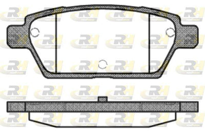 ROADHOUSE 21195.10 Brake Pad 6 Berlina Sedan Station Wagon Gg. G — Brake Pads