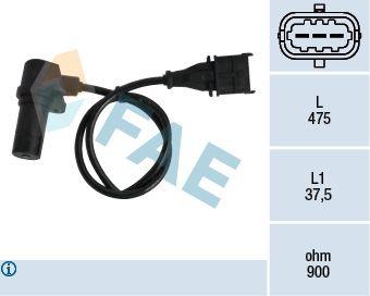 FAE 79060 Crankshaft Speed Sensor Doblo Marea Bravo Va Alfa 145-147-156 1.9 JTD 99-03