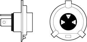VALEO 32513 Headlight Bulb - 12V H4 with 60/55W Power — Headlights