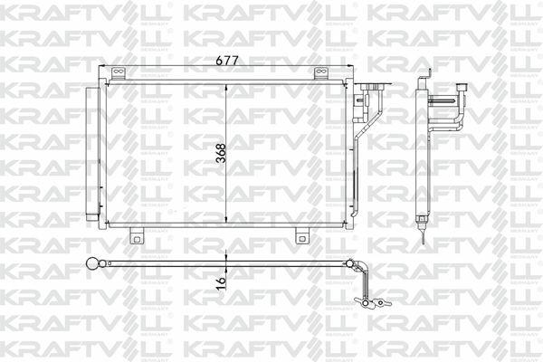 KRAFTVOLL Mazda 6 Climate Radiator - Aluminum — Radiators & Fans