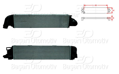 Wisco 3113999-00 Turbo Radiator (Intercooler) 650X161x64 Renault Traffic 3 1.6 dCi 14 > / Opel Vivaro 1.6 — Radiators & Fans