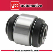 YTT Y90348 rear upper bushing for Range Rover L322, Installation guide for YTT Y90348 bushing, Close-up of YTT rear upper bushing YTT Rear Upper Bushing for Range Rover 3 Vogue L322 (2002-2012) - Compatible with Mechanics and Car Owners YTT Rear Upper Bushing for Range Rover L322 2002-2012 range-rover, rear-upper-bushing, ytt, car-parts, mechanics, car-owners, vehicle-maintenance, upgrades, replacement-parts, ai-generated