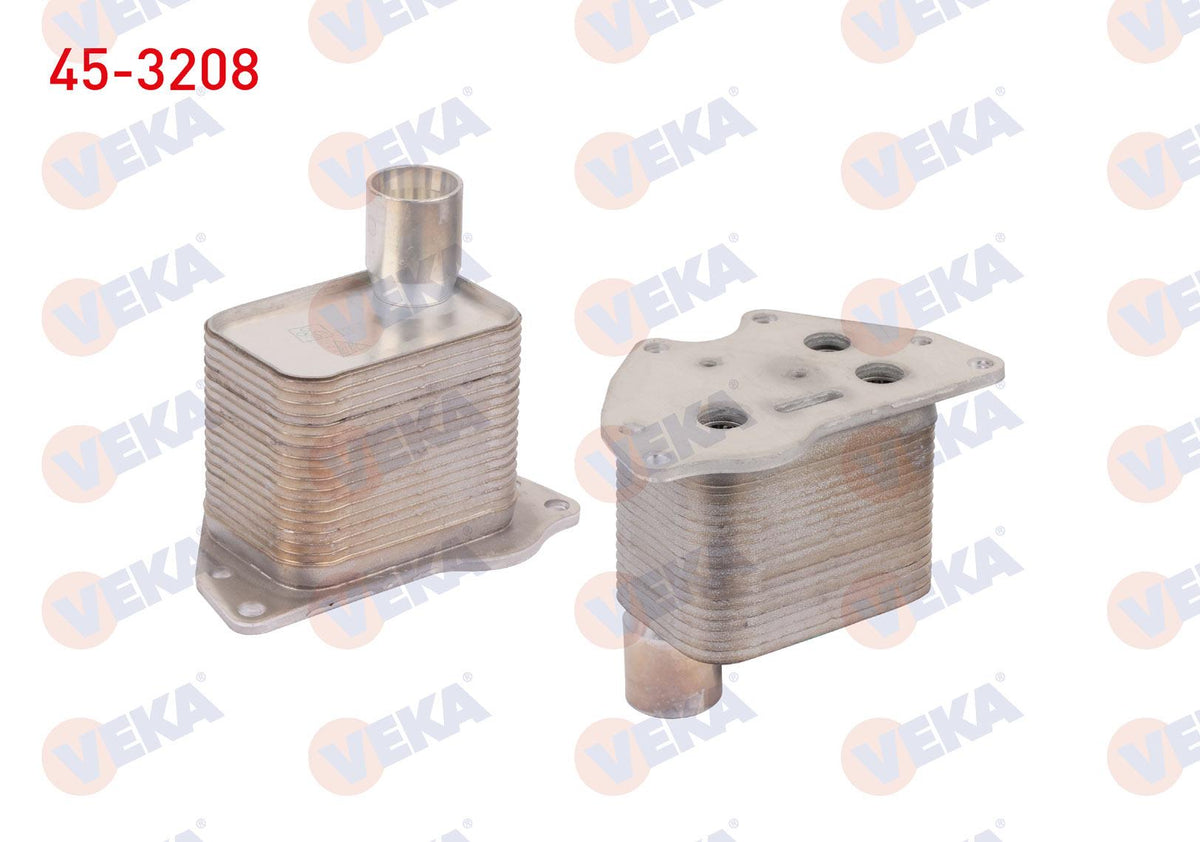 Veka 45-3208 Oil Cooler Single Opel Astra J 1.4i 2009-2016 / Corsa D 1.4 2006-2014 / Meriva B 1.4 2010-/ Mokka 1 — Oil System