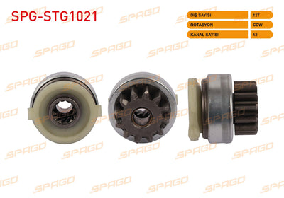 SPAGO SPG-STG1021 Starter Gear 12 Outer Ccw 12 Kanal Ford Transit V362-V363 2.4 TDCi — Starting & Charging