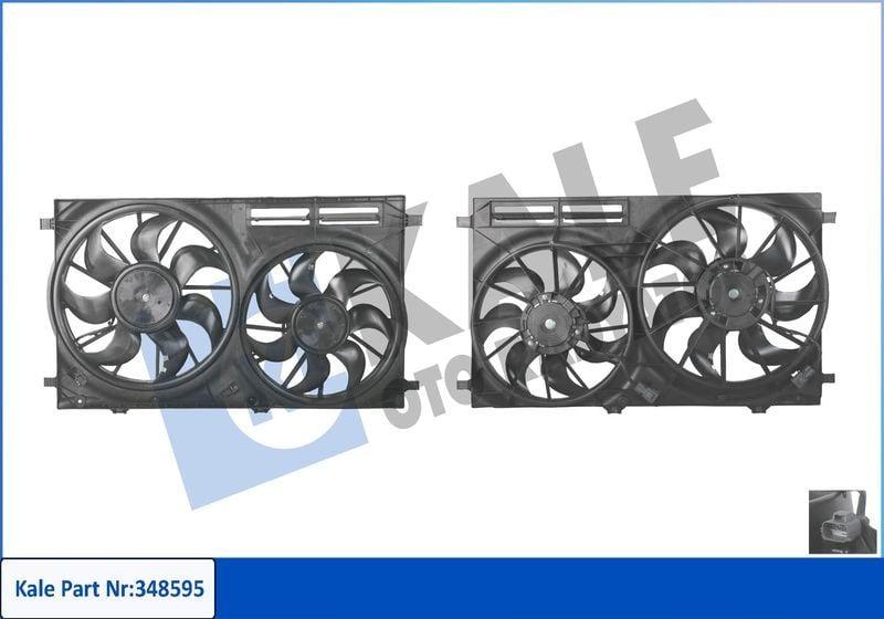 Kale Fan Motor + Davlumbaz for 14-Transit V363 - 200W — Radiators & Fans