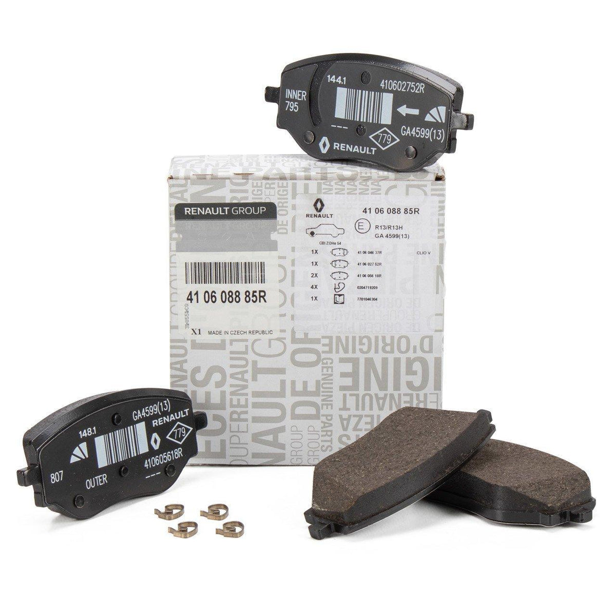 Mais Dacia Sandero Front Brake Pad Kit - Compatible for Dacia Sandero III — Brake Pads