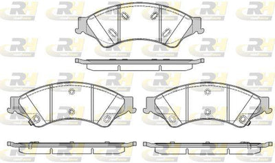 ROADHOUSE 21524.02 Brake Pad Ranger 04 11 — Brake Pads