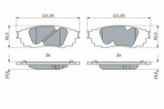 bosch brake pad rear 19 for rav4 camry, bosch low-metallic brake pad set BOSCH Brake Pad Rear 19 Rav4 Camry - Low-Metallic ECE-R90 Certified | 14.5 mm Thickness BOSCH Brake Pad Rear 19 Rav4 Camry brake-pads, bosch, car-parts, braking-system, automotive, mechanics, car-owners, low-metallic, ece-r90, ai-generated