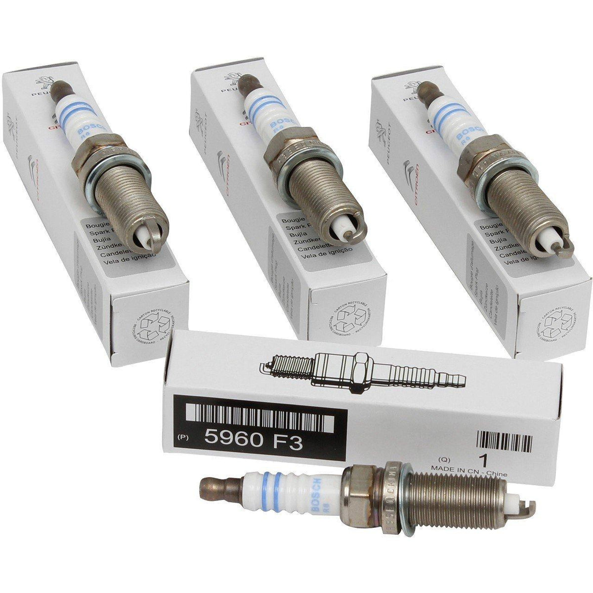 Citroen Ignition Spark Plug Set for C2 1.6 - Original 4 Pieces — Citroën, Coils & Plugs
