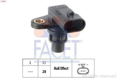 FACET Camshaft Speed Sensor - Compatible with Opel Astra H, Vectra C and 2 more models — Vehicle Sensors & Switches