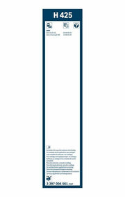 bosch windshield wiper blade, front view of bosch wiper blade 425 mm BOSCH 3397004561 - Windshield Wiper Blade 425 mm for Car Owners BOSCH Windshield Wiper Blade - 425 mm | Car Owners bosch, windshield-wiper-blade, car-accessories, car-maintenance, car-owners, auto-parts, replacement-wipers, ai-generated, safety-products, summer-accessories