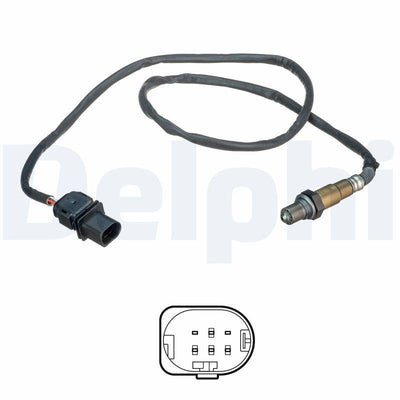 Delphi ES21110-12B1 Oxygen Sensor Golf VI 08 > Jetta III 05 > Passat (03 05) 2.0 TDI T5 2.0 2.5 TDI (03 0 — Oxygen & Air-Fuel