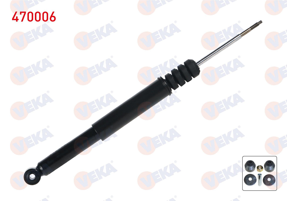 Veka 470006 Shock Absorber Rear Left-Right Gas Charged Renault Symbol III (Jz0 / 1) 1.5 dCi 2012 — Shocks & Struts