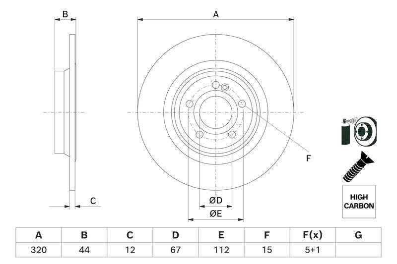 bosch disk brake set, bosch brake disc specifications, automotive brake parts BOSCH Disk Brake Replacement - 2 Pack | 320mm Diameter, 12mm Thickness | Automotive Enthusiasts & Car Owners BOSCH Disk Brake Replacement - 2 Pack | 320mm x 12mm bosch, disk-brake, brake-parts, car-maintenance, automotive-accessories, replacement-parts, auto-enthusiasts, car-owners, vehicle-safety, ai-generated