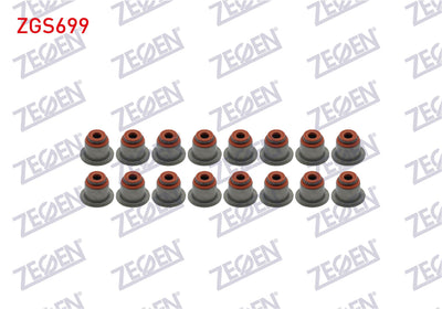 Zegen ZGS699 Valve Stem Seal Citroen Berlingo 1.6 HDi, 1.6 TDCi | Set of 16